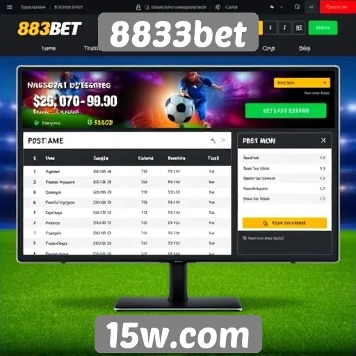 Análise da interface de usuário do site 8833bet