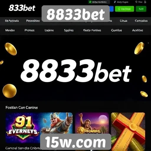 Promos e bônus oferecidos pelo 8833bet