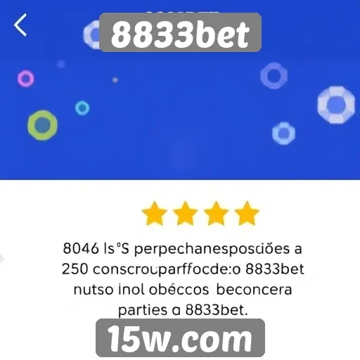 Opiniões de usuários sobre a experiência no 8833bet